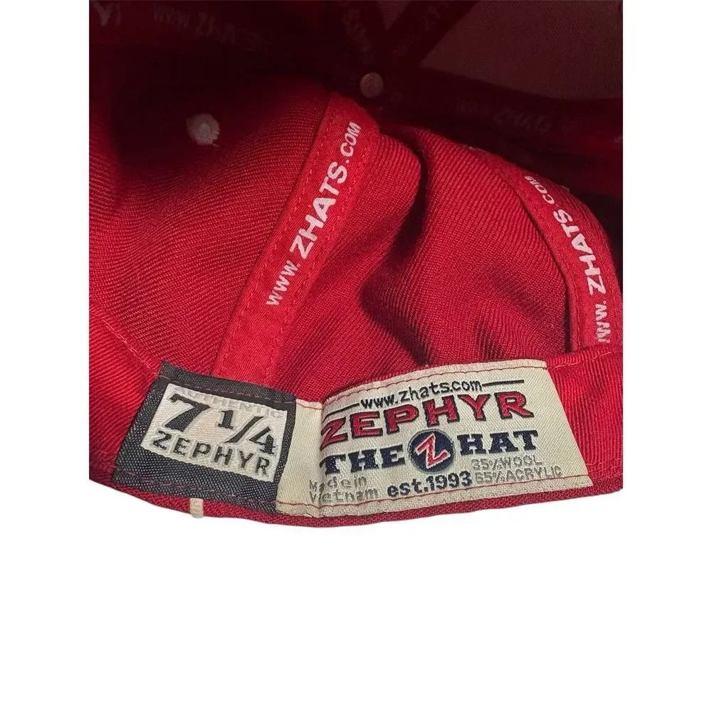 VINTAGE Wisconsin NCAA Zephyr Hat 7 1/4